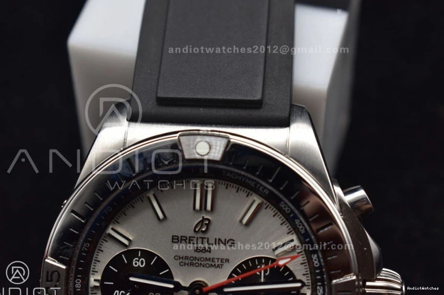 L-Silver BLS A 433 Navitimer 43mm Blk Best LE SS B01 Seasonal Version Chrono 1:1 0808